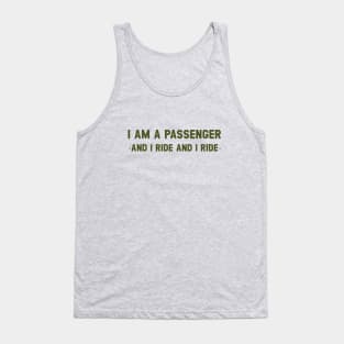 The Passenger, green Tank Top